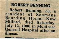 Benning, Robert